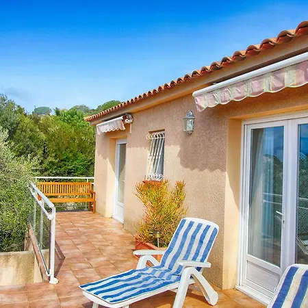 Terrasse Vue Mer U Rigalu Villa *